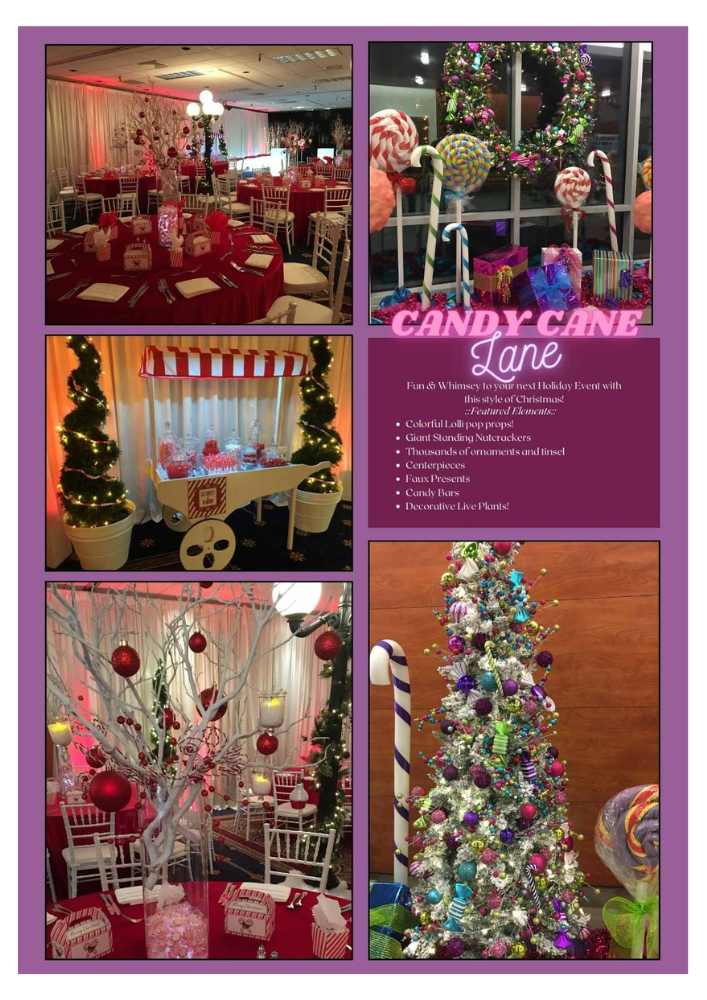 Candy Cane Lane theme event